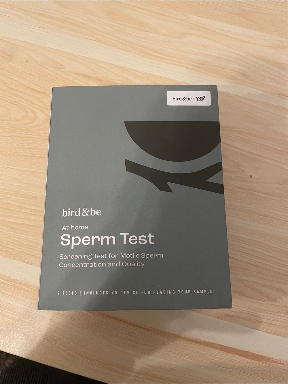 At-Home Sperm Test Kit — Gray